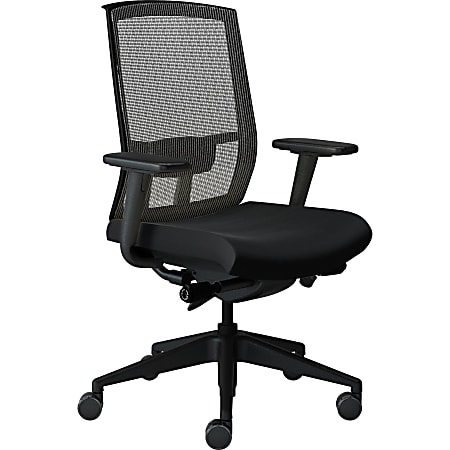 Safco® Gist Mesh Task Chair, Black