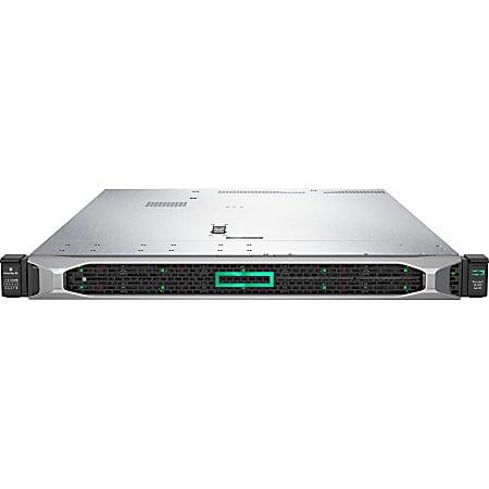 HPE ProLiant DL360 G10 1U Rack Server - 1 x Xeon Gold 6242 - 32 GB RAM HDD SSD - Serial ATA/600, 12Gb/s SAS Controller - 2 Processor Support - 16 MB Graphic Card - 25 Gigabit Ethernet, 10 Gigabit Ethernet - 8 x SFF Bay(s)