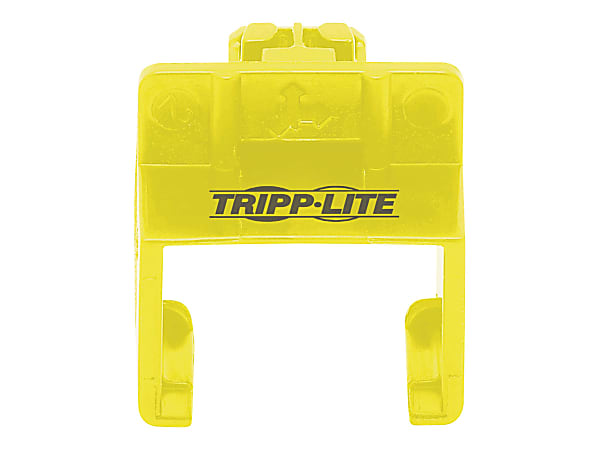 Eaton Tripp Lite Series Universal RJ45 Locking Inserts, Yellow, 10 Pack - Cable removal lock - yellow (pack of 10)
