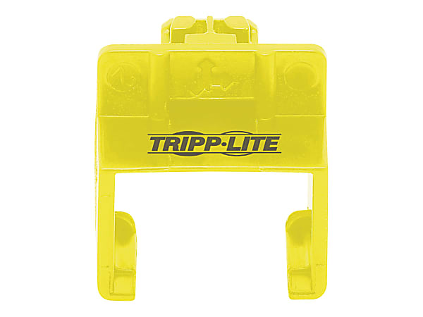 Tripp Lite Universal RJ45 Locking Inserts, Yellow, 10 Pack - Cable removal lock - yellow (pack of 10)