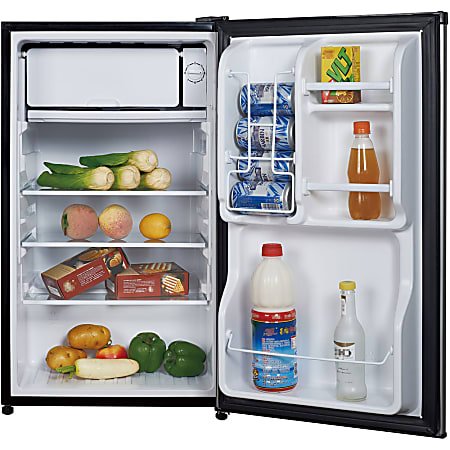 Magic Chef MCBR350S2 3.5 Cubic Feet Compact Mini Refrigerator & Freezer,  Silver, 1 Piece - Gerbes Super Markets