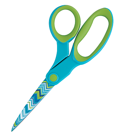 Office Depot® Brand Comfort Grip Pointed Scissors, 8", Pointed, Assorted Colors