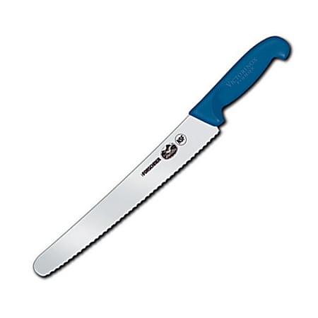Victorinox® Serrated Bread Knife, 10-1/4", Blue