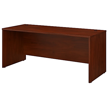 Bush Business Furniture Studio C 72"W Office Computer Desk, Hansen Cherry, Standard Delivery