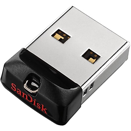SanDisk Cruzer Fit™ USB 2.0 Flash Drive, 64GB