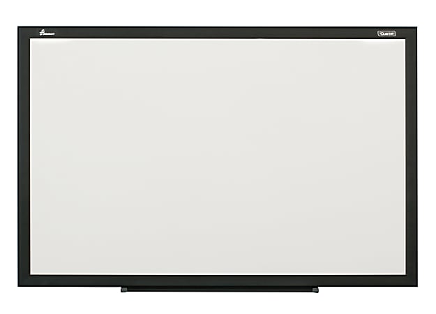 SKILCRAFT® Magnetic Dry-Erase Whiteboard, 24" x 36", Aluminum Frame With Black Finish (AbilityOne 7110 01 651 1286)