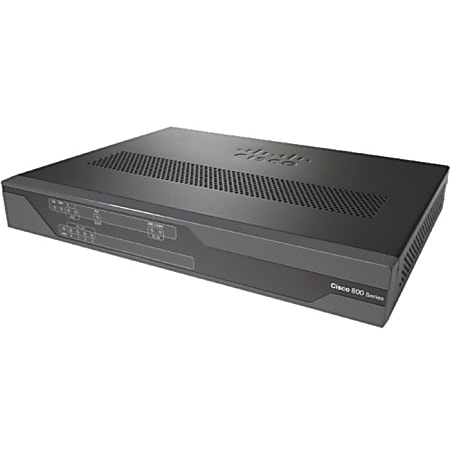 Cisco C887VA-WD Wi-Fi 4 IEEE 802.11n ADSL2+, VDSL2 Modem/Wireless Router - 2.40 GHz ISM Band - 5 GHz UNII Band - C887VAWDAK9