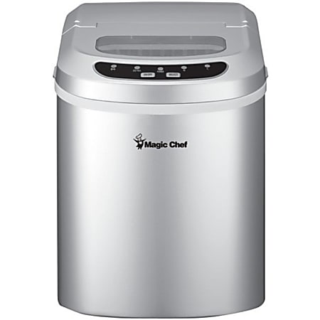 Magic Chef 27 Lb Portable Countertop Ice Maker Red - Office Depot