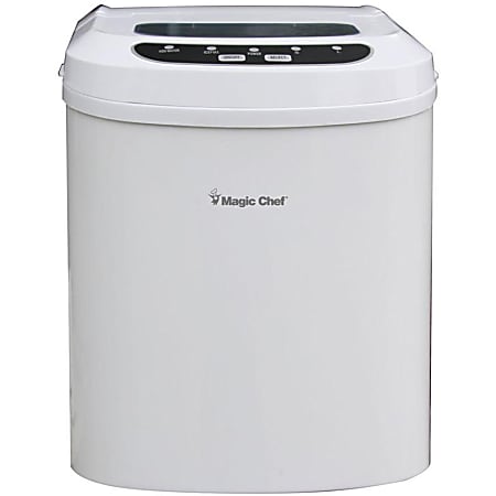 Magic Chef® 27 Lb Portable Countertop Ice Maker, White