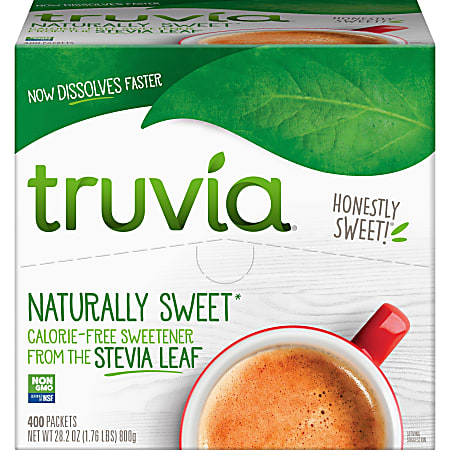 Truvia Sweetener Packets - Natural Sweetener - 400/Carton