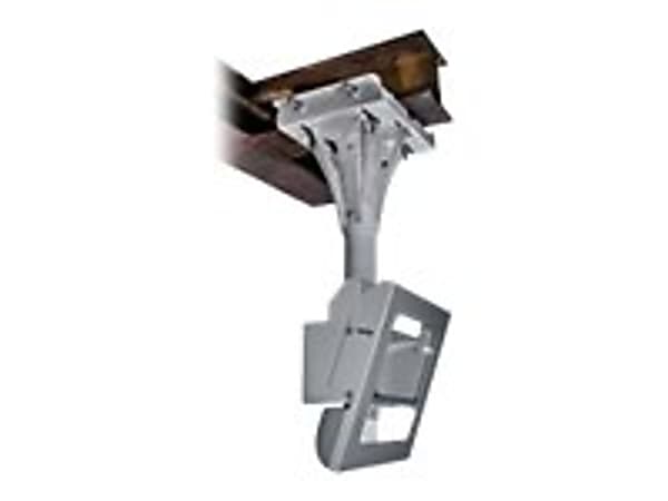 Peerless I-beam Mount FPECMI-01 - Mounting kit (ceiling plate, I-beam clamp, pole) - stainless steel - stone gray - screen size: 40"-55" - mounting interface: 406 x 406 mm