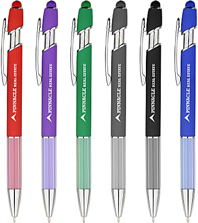 Custom Deboss Montabella Journal Ultima Softex Pen Set - Office Depot