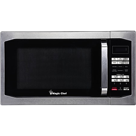 Commercial Chef 1.6 Cu. ft. Countertop Microwave Oven Stainless