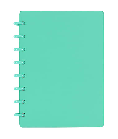 TUL Discbound Notebook, Junior Size, Leather Cover, Narrow Ruled