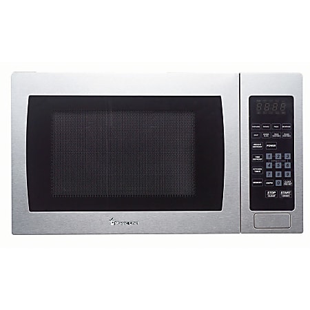 Magic Chef® 900-Watt Microwave Oven, 0.9 Cu Ft, Stainless Steel