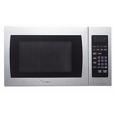 Magic Chef MCM990ST Microwave Oven - 6.73 gal Capacity - Microwave - 10 Power Levels - 900 W Microwave Power - 110 V AC - Stainless Steel, Silver