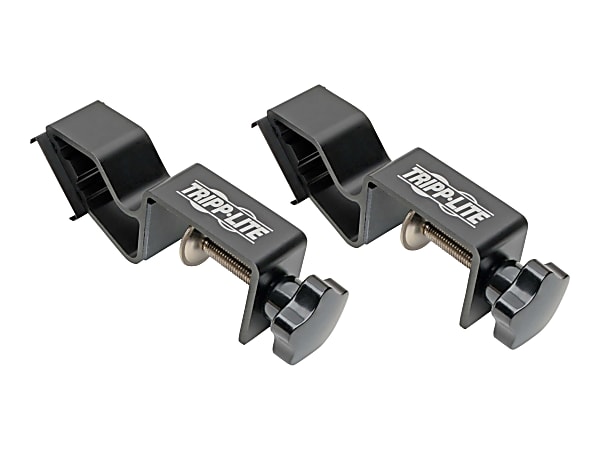 Tripp Lite Mounting Clamps for Tripp Lite PS- and SS-Series Bench-Mount Power Strips - Pack of 2 - Power strip mounting clamp - black