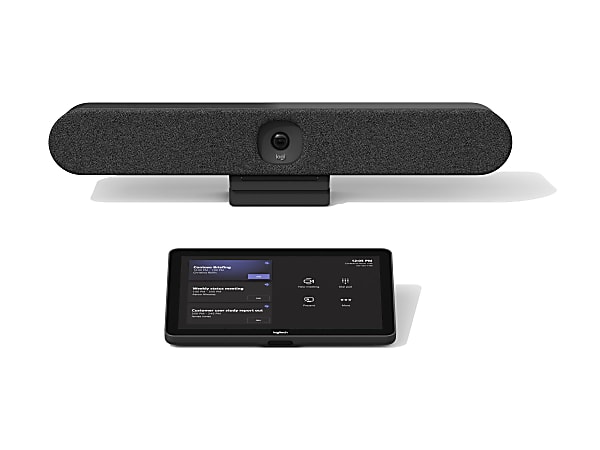 Logitech Tap IP Appliance Room Solutions Huddle + Small Rooms - Video conferencing kit (Logitech Rally Bar Huddle, Logitech Tap IP) - graphite