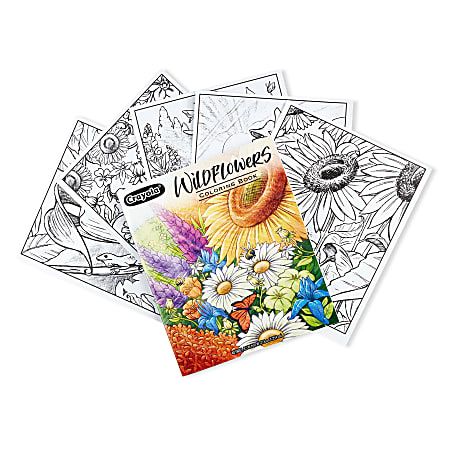 Coloring book with premium paper and line art for older kids and adults