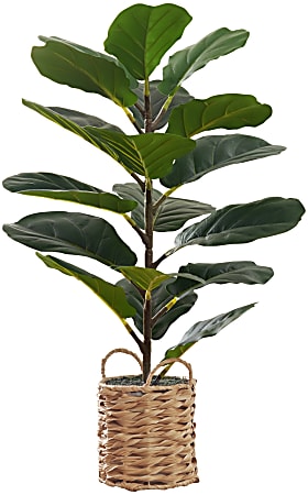 Monarch Specialties Iqra 28”H Artificial Plant With Pot, 28”H x 20”W x 19"D, Green