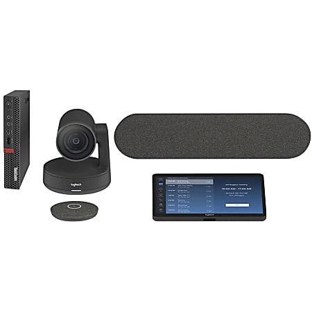 Logitech Tap for Zoom Medium Rooms - Video conferencing kit - with Lenovo ThinkSmart Edition Tiny