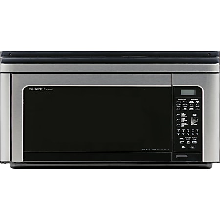 Sharp Carousel R-1881LSY Convection Microwave Oven - Single - 8.23 gal Capacity - Convection, Microwave, Baking, Roasting, Broiling - 11 Power Levels - 850 W Microwave Power - 13" Turntable - 120 V AC - Over The Range - Stainless Steel