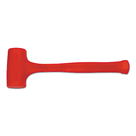 Compo-Cast® Standard Head Soft Face Hammer, 21 oz Head, 1.8 in Diameter, Orange