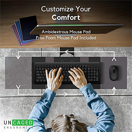 Adjustable ergonomic keyboard tray new arrivals