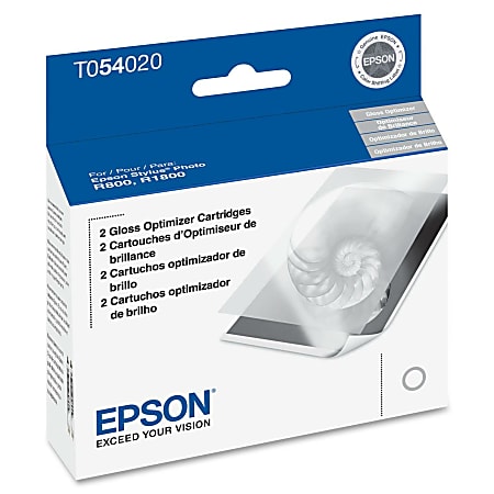 Epson® T0540 UltraChrome™ Gloss Optimizer Ink Cartridge, T054020