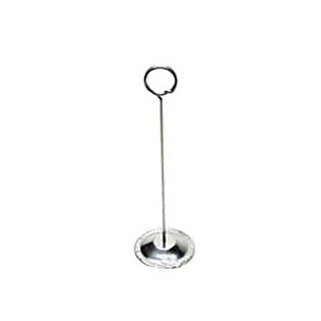 American Metalcraft Stainless-Steel Table Number Holder, 8"H