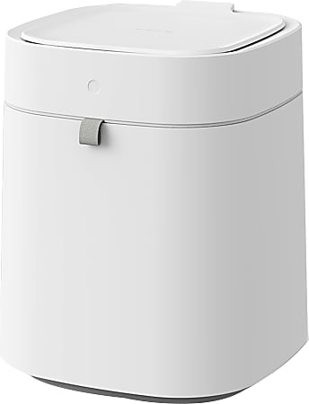 Townew T02A Air X Smart Trash Can, 3.5 Gallons, 13-3/4"H x 10-5/16"W x 11-3/16"D, White