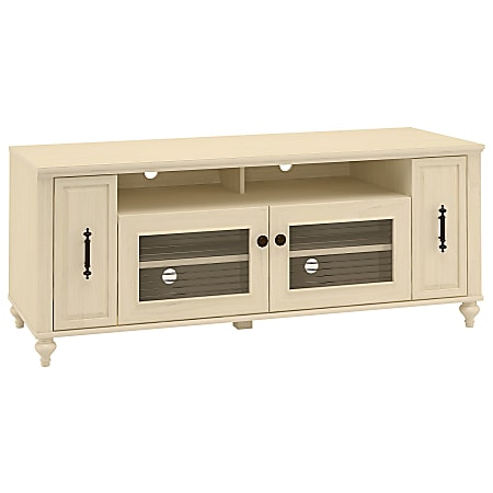 Kathy Ireland Office Volcano Dusk TV Stand With Pull-Out Media Storage, For TVs up to 60", Driftwood Dreams