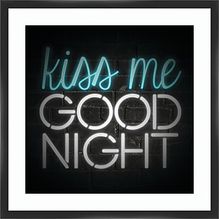PTM Images Framed Art, Kiss Me, 26"H x 26"W