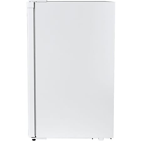 Midea WHS-160RB1 Refrigerator/Freezer - 4.40 ft³ - Manual Defrost - Reversible - 120 V AC - 226 kWh per Year - Black - Iron, Stainless Steel Door - Freestanding