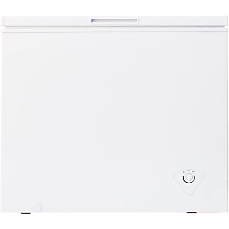 Midea 7 Cu. Ft. Chest Freezer - 7 ft³ - Manual Defrost - 7 ft³ Net Freezer Capacity - 120 V AC - 250 kWh per Year - White - Smooth - Plastic Cabinet, Anodized Aluminum Liner - Freestanding