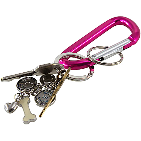 Key Essentials Key Ring Carabiner with 3 Key Rings - Bunnings New