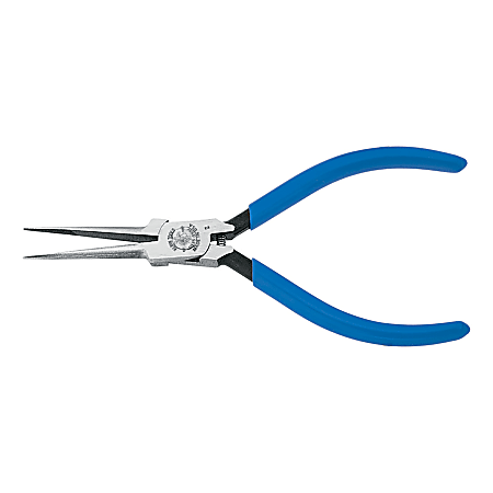 Extra-Slim Long Needle-Nose Pliers, Straight, Forged Steel, 5-5/8 in