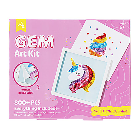Little Yellow Bicycle&reg; Ice Cream Gem Art Kit