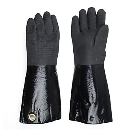 KNG Neoprene Heat-Resistant Gloves, 17", OS, Black