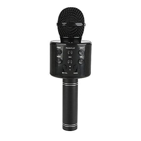 Vivitar Bluetooth Karaoke Microphone Black - Office Depot