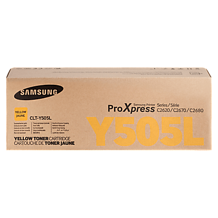 Samsung CLT-Y505L Yellow Toner Cartridge