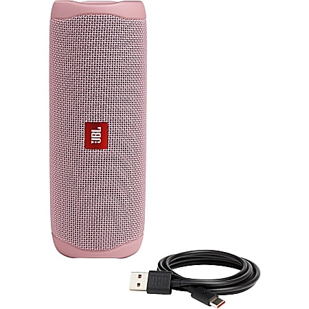 JBL Flip 5 Waterproof Wireless Bluetooth Speaker - Pink with