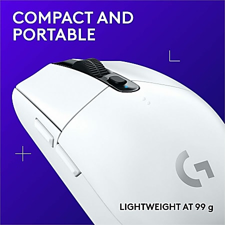 Logitech G305 LIGHTSPEED Wireless Gaming Mouse White 3CH528