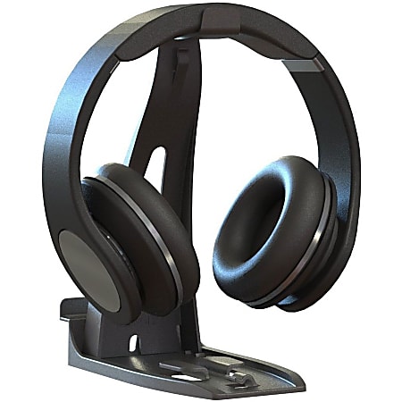 Best Buy essentials™ Universal Headset Stand with Hanger Black BE-HPSLS0223  - Best Buy