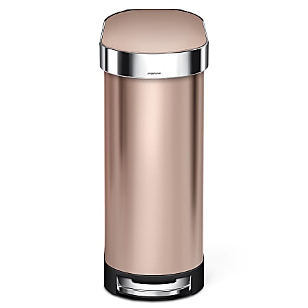 Rose gold trash can sale