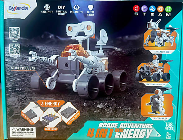 CPS Toys STEAM 4-in-1 Space Exploration Toy Set