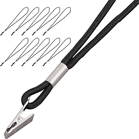 Advantus Metal Clip Cord-style Lanyard - 20 / Box - 36 Advantus Metal Clip Cord-style Lanyard - 20 / Box - 36