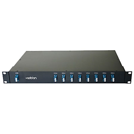 AddOn 8 Channel CWDM MUX/DEMUX 19inch Rack Mount with LC connector