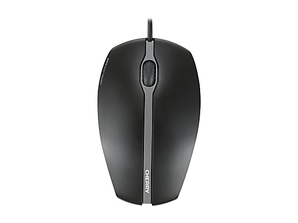 CHERRY GENTIX SILENT - Mouse - optical - 3 buttons - wired - USB - black