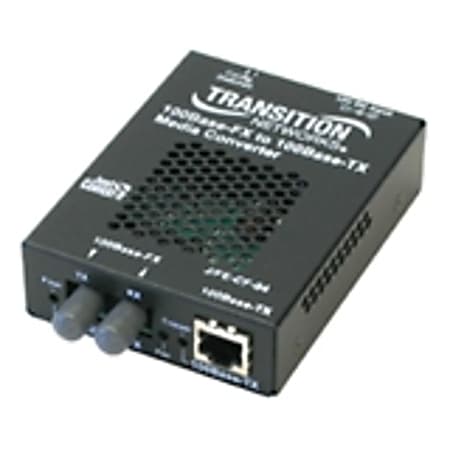 Transition Networks Just Convert-IT J/FE-CF-04(SC) Fast Ethernet Media Converter